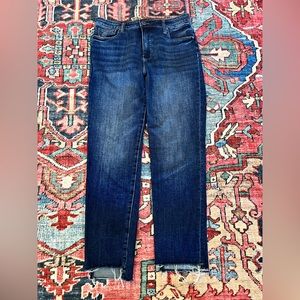 Kut from the Kloth Reese High rise Fab Ab Ankle Straight Leg Jean
